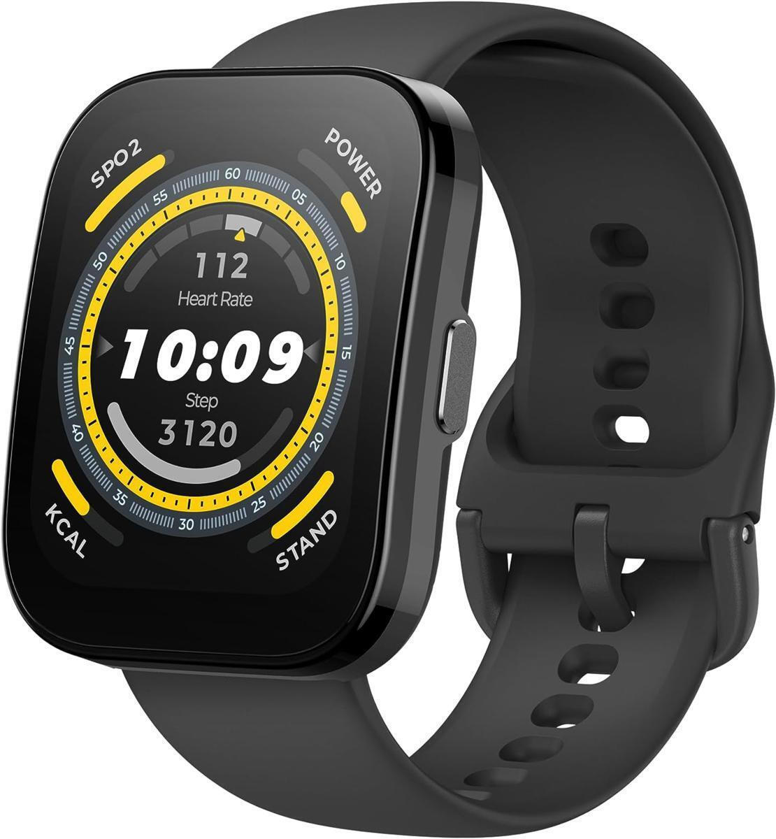 Amazfit Bip 5 46mm Smartwatch με Παλμογράφο Soft Black