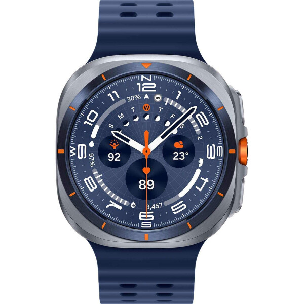 Samsung Galaxy Watch Ultra 2025 Titanium 47mm Αδιάβροχο με eSIM και Παλμογράφο Μπλε