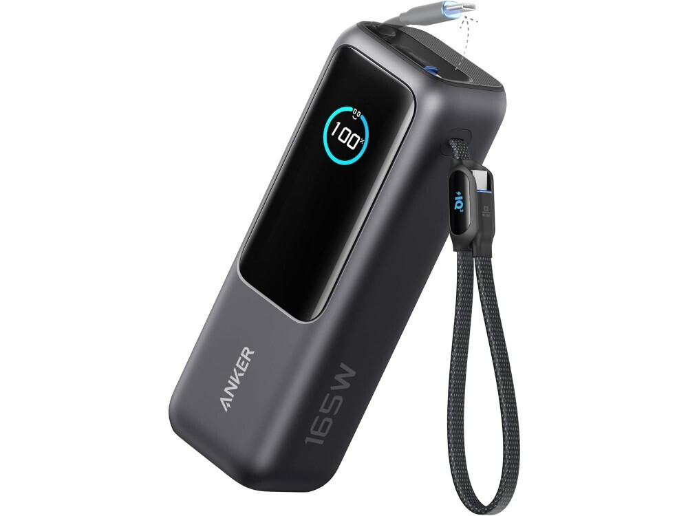 Anker A1695H11 Power Bank 25000mAh 165W με Θύρα USB-A και 2 Θύρες USB-C Power Delivery Γκρι