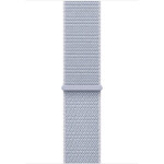 Apple Watch Series 10 Cellular Aluminium 46mm Αδιάβροχο με eSIM και Παλμογράφο Silver Aluminium / Blue Cloud