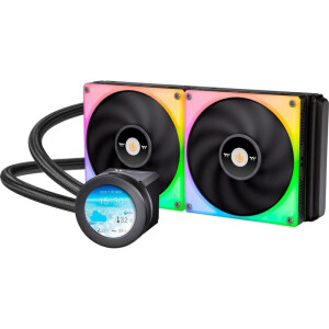 Thermaltake Toughliquid 280 RGB Υδρόψυξη Επεξεργαστή Διπλού Ανεμιστήρα 140mm για Socket AM4/AM5/1700/1200/115x