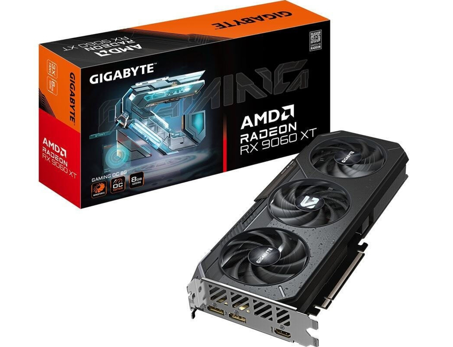 Gigabyte Radeon RX 9060 XT 8GB GDDR6 GAMING Κάρτα Γραφικών Κωδικός GV-R9060XTGAMING-8GD