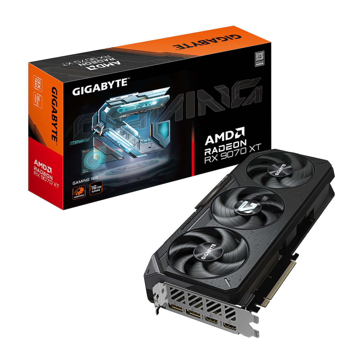 Gigabyte Radeon RX 9070 XT 16GB GDDR6 GAMING Κάρτα Γραφικών Κωδικός GV-R9070XTGAMING-16GD