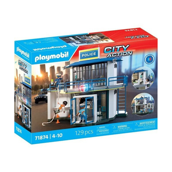 Playmobil City Action Αστυνομικό Τμήμα Με Δωμάτιο Ερευνών για 4-10 ετών