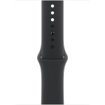 Apple Watch Series 10 Cellular Titanium 42mm Αδιάβροχο με eSIM και Παλμογράφο Slate Titanium with Black Sport Band