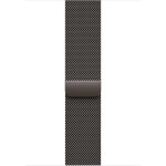 Apple Watch Series 10 Cellular Titanium 42mm Αδιάβροχο με eSIM και Παλμογράφο Slate Titanium με Slate Milanese Loop