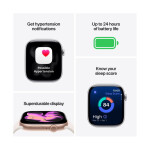 Apple Watch Series 11 Cellular Titanium 42mm Αδιάβροχο με eSIM και Παλμογράφο Slate Titanium Case with Slate Milanese Loop