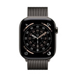 Apple Watch Series 11 Cellular Titanium 42mm Αδιάβροχο με eSIM και Παλμογράφο Slate Titanium Case with Slate Milanese Loop