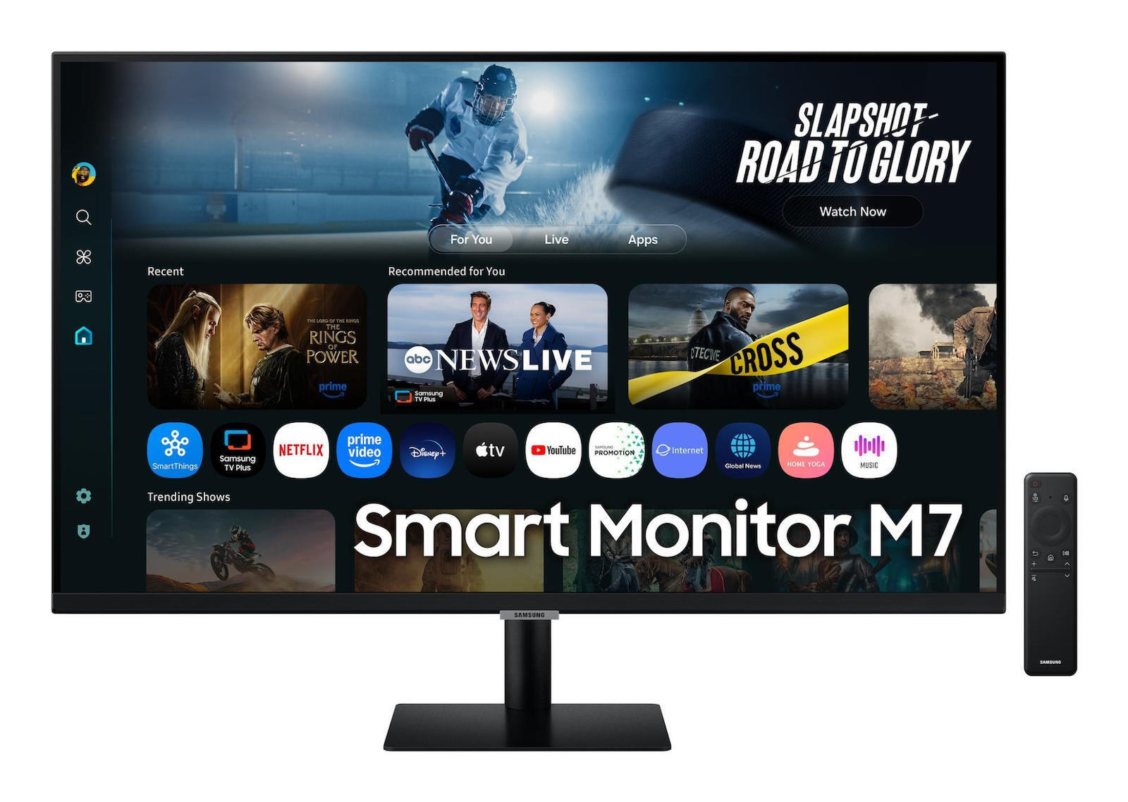 Samsung M7 M70F VA HDR Smart Monitor 32 4K 3840x2160 με Χρόνο Απόκρισης 4ms GTG