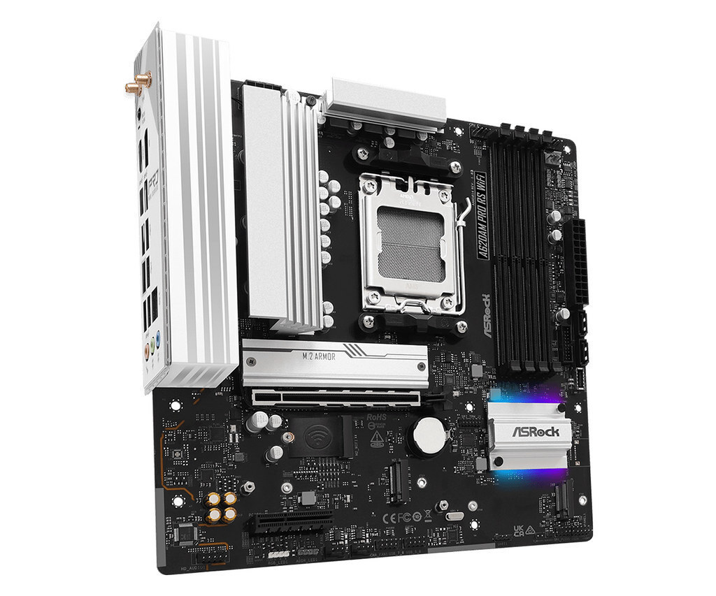 ASRock A620AM Pro RS Motherboard Micro ATX με AMD AM5 Socket 90-MXBSV0-A0UAYZ