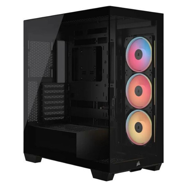 Corsair 3500X LX-R RGB Gaming Midi Tower Κουτί Υπολογιστή με Πλαϊνό Παράθυρο Μαύρο