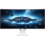 LG 40U990A-W.AEU Ultrawide HDR Curved Monitor 39.7 5120x2160 με Χρόνο Απόκρισης 5ms GTG