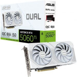Asus GeForce RTX 5060 Ti 8GB GDDR7 Dual OC White Κάρτα Γραφικών Κωδικός 90YV0MP5-M0NA00