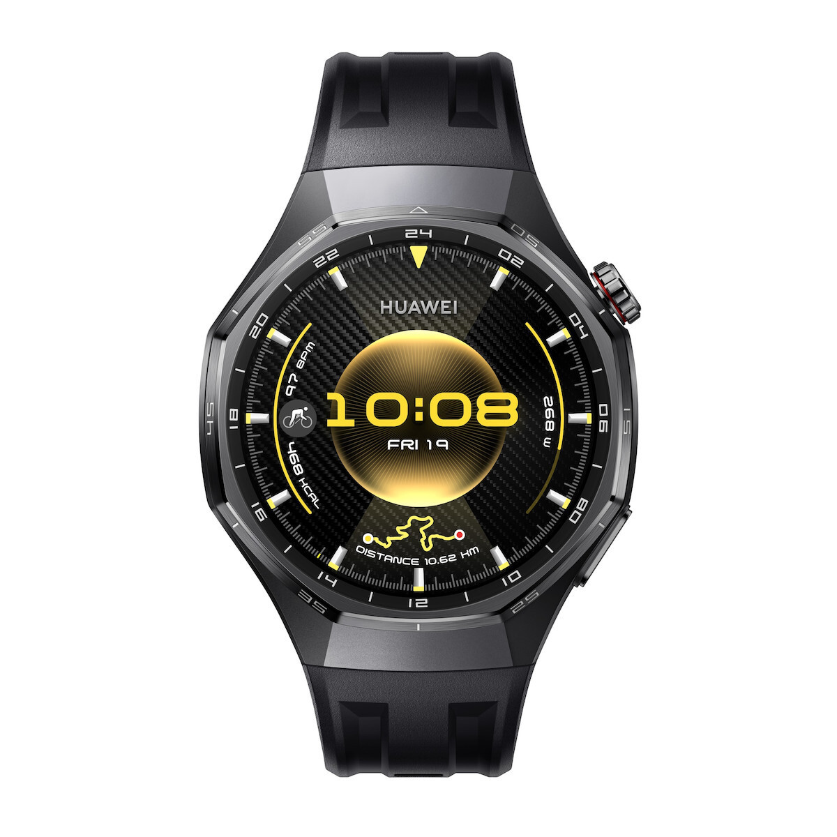 Huawei Watch GT 6 Pro Titanium 46mm Αδιάβροχο με Παλμογράφο Black