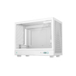 Deepcool CH160 Plus Mini Tower Κουτί Υπολογιστή με Πλαϊνό Παράθυρο Λευκό