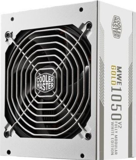 CoolerMaster MWE rev. 2.0 1050W Λευκό Τροφοδοτικό Υπολογιστή Full Modular 80 Plus Gold