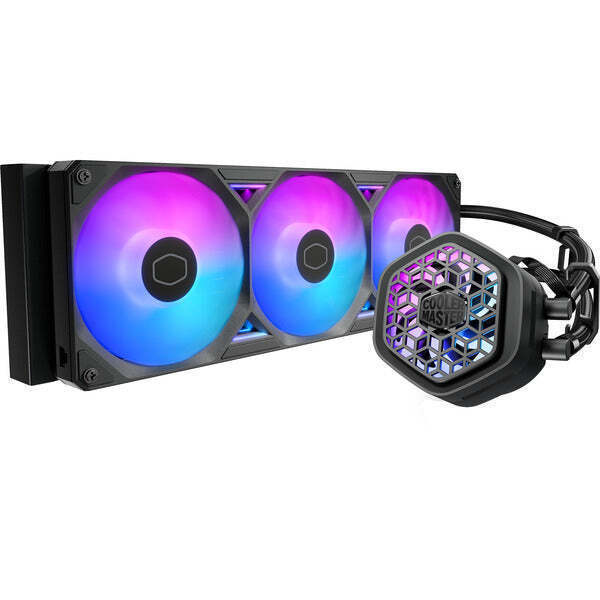 CoolerMaster MasterLiquid 360 Atmos II VRM Υδρόψυξη Επεξεργαστή Τριπλού Ανεμιστήρα 120mm για Socket AM4/AM5/1700/1200/115x με ARGB Φωτισμό
