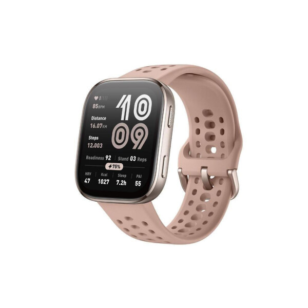 Amazfit Bip 6 46mm Αδιάβροχο Smartwatch με Παλμογράφο Blush