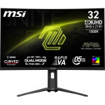 MSI MAG 321CUPDF VA HDR Curved Gaming Monitor 31.5 4K 3840x2160 160Hz με Χρόνο Απόκρισης 0.5ms GTG