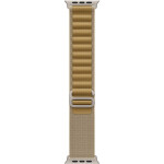 Apple Watch Ultra 2 2024 Titanium 49mm Αδιάβροχο με eSIM και Παλμογράφο Natural με Tan Alpine Loop - Small