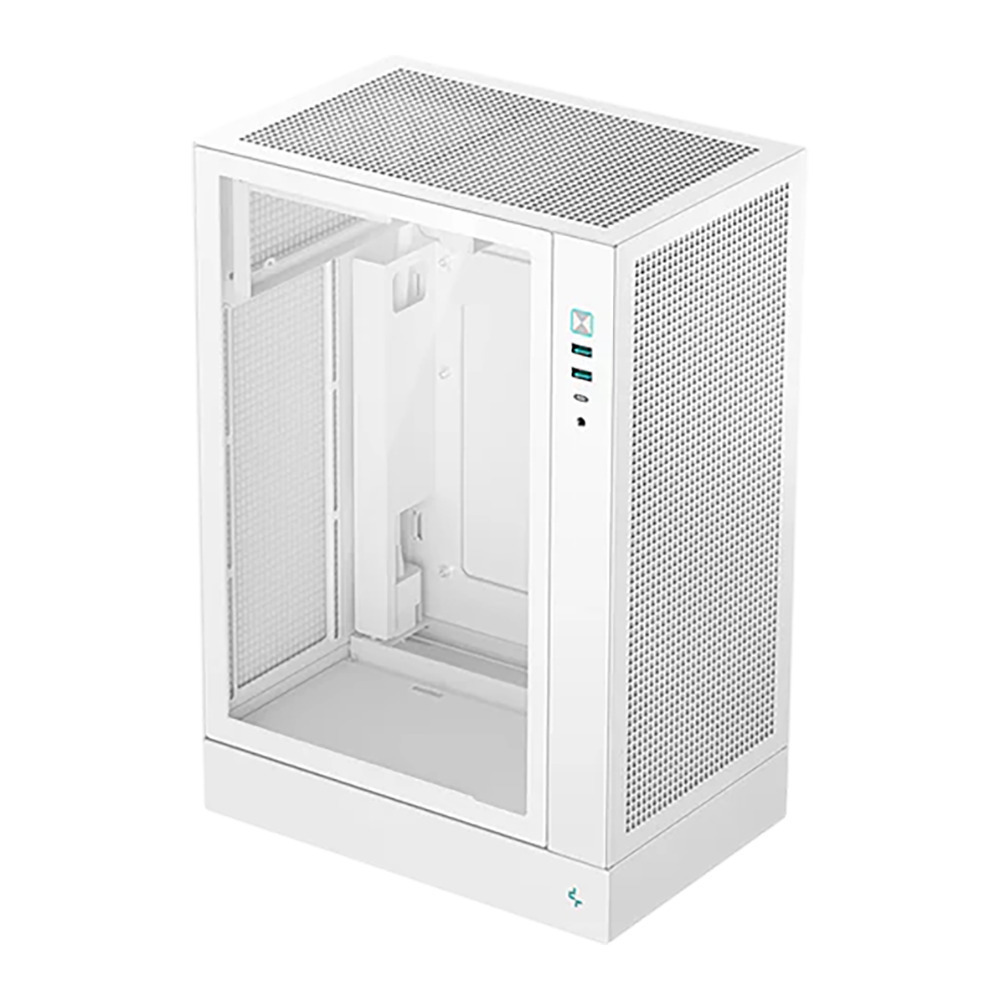 Deepcool CH170 PLUS Midi Tower Κουτί Υπολογιστή με Πλαϊνό Παράθυρο Λευκό