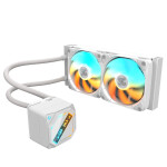 Gigabyte GAMING 240 ICE Υδρόψυξη Επεξεργαστή Διπλού Ανεμιστήρα 120mm Λευκή