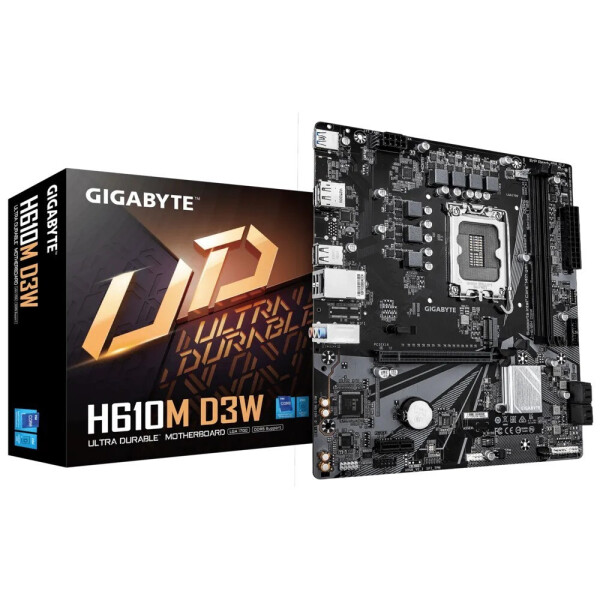 Gigabyte H610M D3W rev. 1.0 Motherboard Micro ATX με Intel 1700 Socket