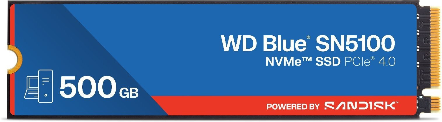 Western Digital Blue SSD 500GB PCle Card NVMe Κωδικός WDS500G5B0E