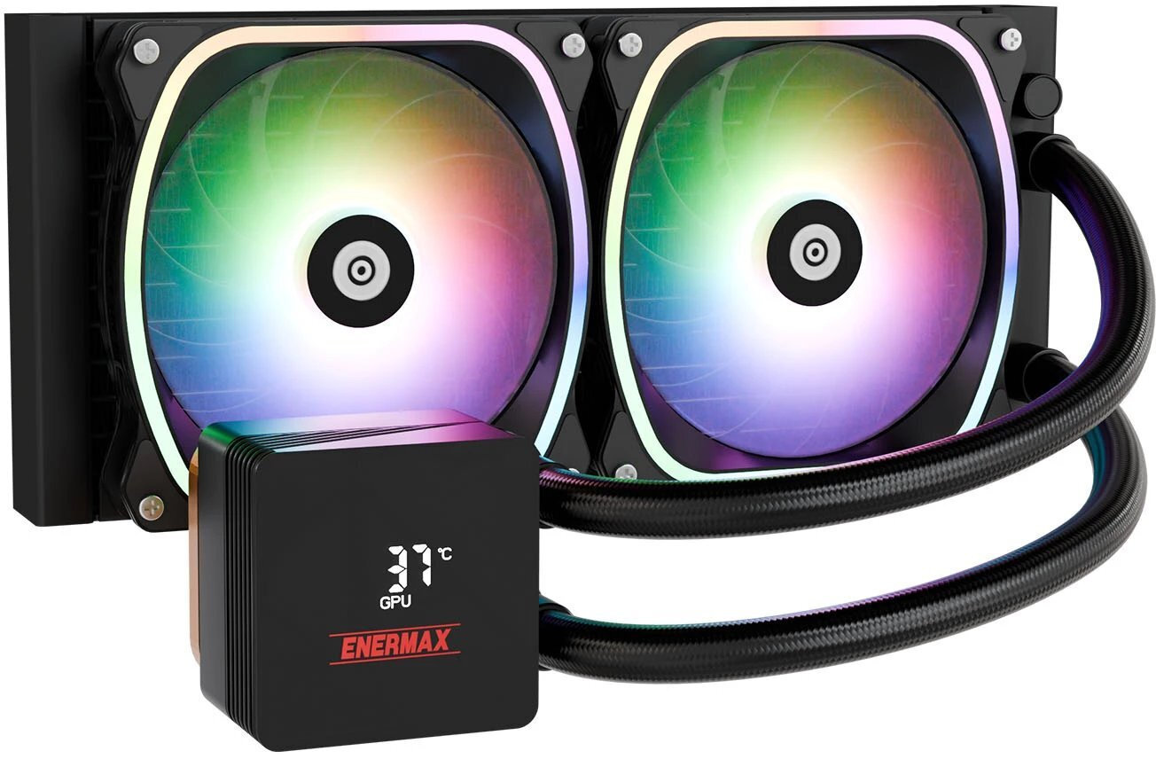 Enermax Aquafusion II 240 ARGB Υδρόψυξη Επεξεργαστή Διπλού Ανεμιστήρα 120mm για Socket AM4/AM5/1700