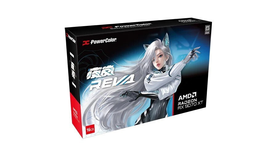 PowerColor Radeon RX 9070 XT 16GB GDDR6 Hellhound Reva Edition Κάρτα Γραφικών Κωδικός 1A1-G00443900G
