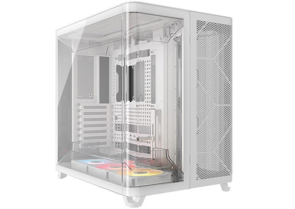 Corsair AIR 5400 RS-R ARGB Midi Tower Κουτί Υπολογιστή με Πλαϊνό Παράθυρο Λευκό