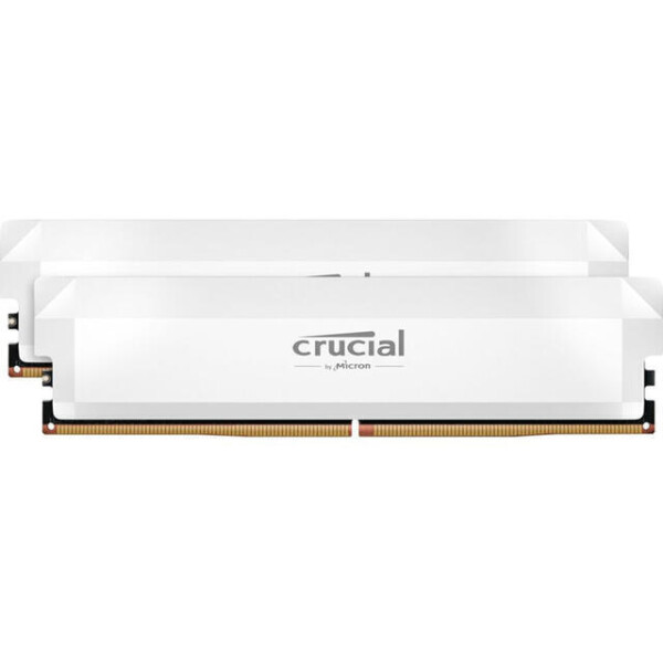Crucial Pro OC DDR5 32GB RAM με 2x16GB Modules και Ταχύτητα 6400 για Desktop Κωδικός CP2K16G64C32U5W
