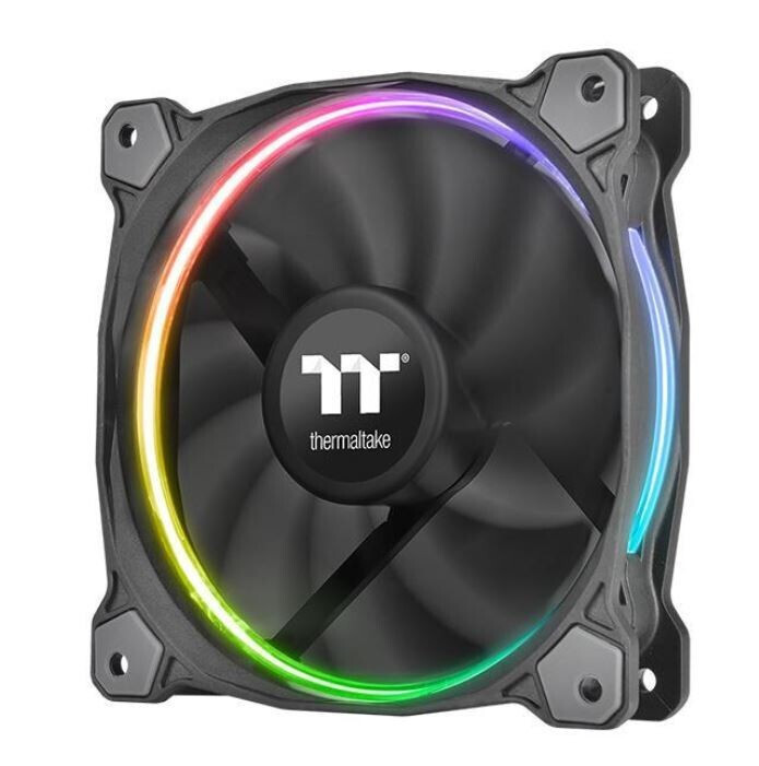 Thermaltake Riing 14 RGB Radiator Fan TT Premium Case Fan 140mm με Σύνδεση 4-Pin PWM 3τμχ