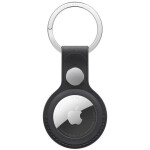 Apple FineWoven Key Ring Θήκη Μπρελόκ Δερμάτινη για AirTag Black