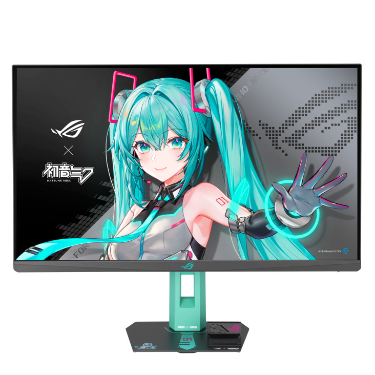Asus ROG Strix XG27ACMEG-G Hatsune Miku Edition IPS HDR Gaming Monitor 27 QHD 2560x1440 260Hz με Χρόνο Απόκρισης 1ms GTG