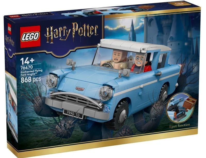 LEGO Harry Potter Enchanted Flying Ford Anglia για 14 ετών Ετών 868τμχ Κωδικός 76470