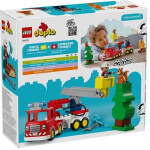 LEGO Duplo Fire Truck with Hose and Firefighter για 2 ετών Ετών 28τμχ Κωδικός 10473