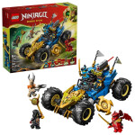 LEGO Ninjago Jays Transforming Car για 8 ετών Ετών 387τμχ Κωδικός 71856