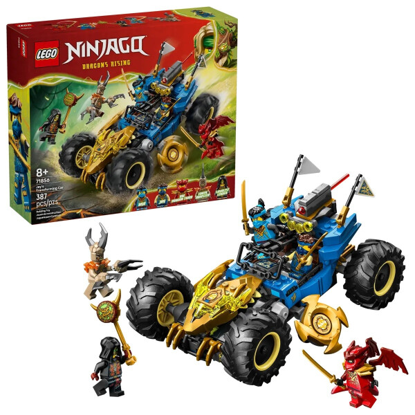 LEGO Ninjago Jays Transforming Car για 8 ετών Ετών 387τμχ Κωδικός 71856