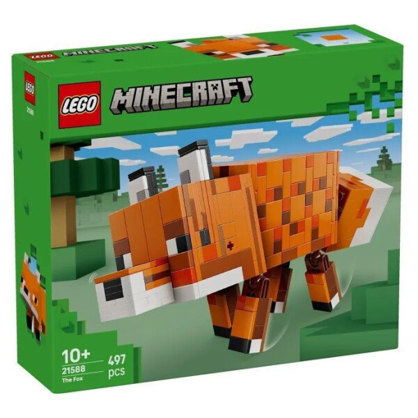 LEGO Minecraft The Fox για 10 ετών Ετών 497τμχ Κωδικός 21588