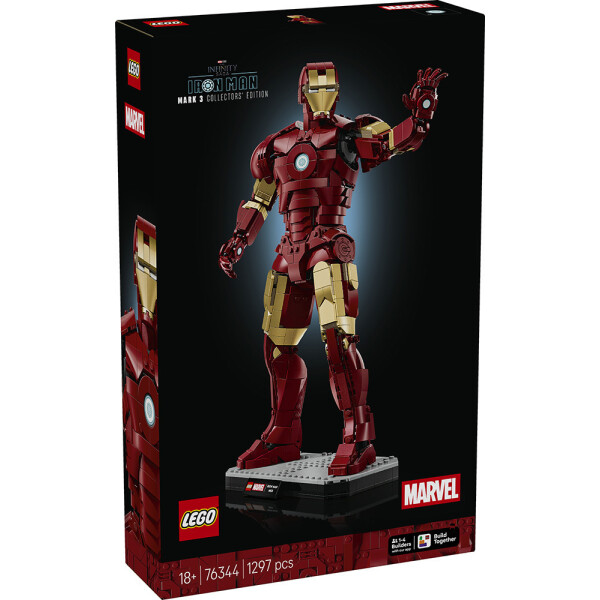 LEGO Marvel Iron Man Mark 3 Collectors Edition για 18 ετών Ετών 1297τμχ Κωδικός 76344