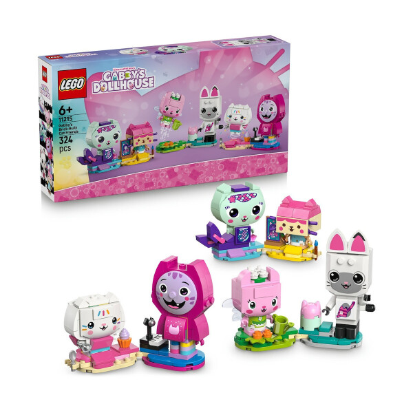 LEGO Gabbys Dollhouse Gabbys Brick-Built Cat Friends για 6 ετών Ετών 324τμχ Κωδικός 11215