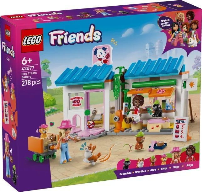 LEGO Friends Dog Treats Bakery για 6 ετών Ετών 278τμχ Κωδικός 42677