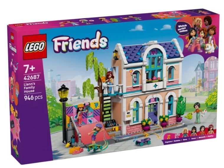 LEGO Friends Lianns Family House για 7 ετών Ετών 946τμχ Κωδικός 42687