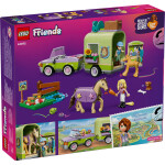 LEGO Friends Horse Baby Foal Trailer για 7 ετών Ετών 279τμχ Κωδικός 42695