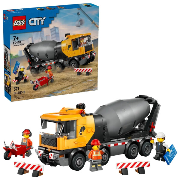 LEGO City Cement Mixer για 7 ετών Ετών 371τμχ Κωδικός 60478