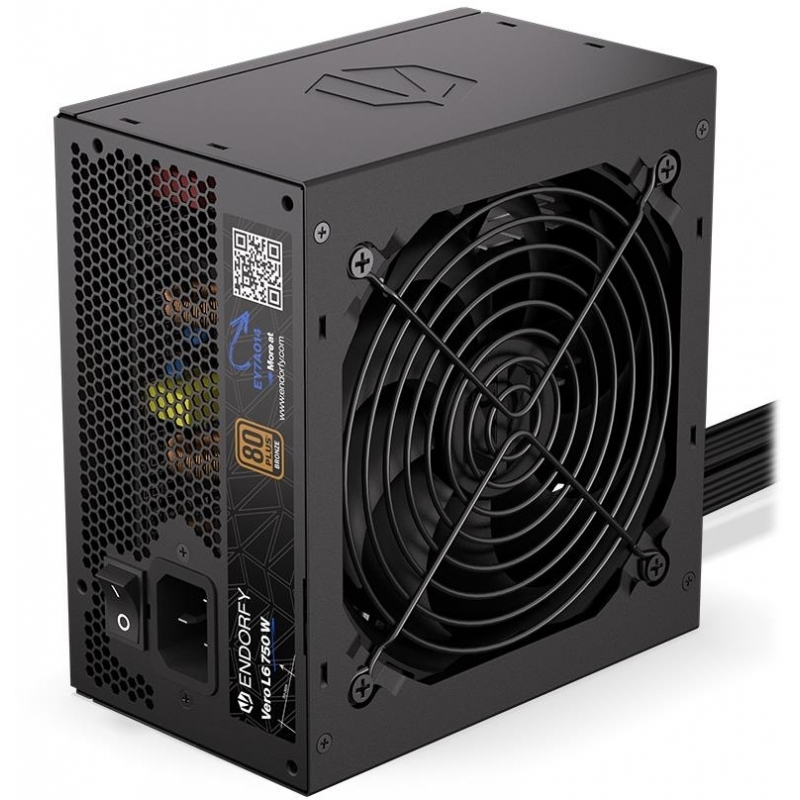 Endorfy Vero L6 750W Μαύρο Τροφοδοτικό Υπολογιστή Full Wired 80 Plus Bronze