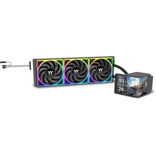 Thermaltake MAGCurve 360 Ultra AIO Υδρόψυξη Επεξεργαστή Τριπλού Ανεμιστήρα 120mm για Socket AM4/AM5/1700/1200/115x με ARGB Φωτισμό