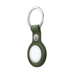 Apple FineWoven Key Ring Θήκη Μπρελόκ Δερμάτινη για AirTag Moss