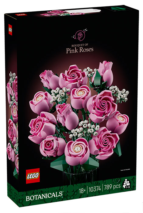 LEGO Botanical Collection Bouquet of Pink Roses για 18 ετών Ετών 789τμχ Κωδικός 10374